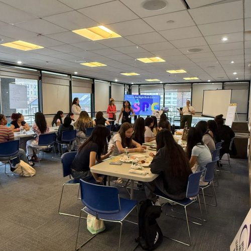 CHOICES staff conducts reproductive healthcare workshop to Summer 2025 The Bella Abzug Leadership Institute (BALI) program.