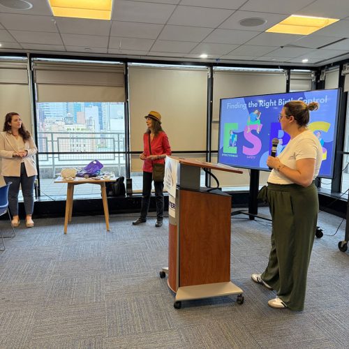 CHOICES staff conducts reproductive healthcare workshop to Summer 2025 The Bella Abzug Leadership Institute (BALI) program.